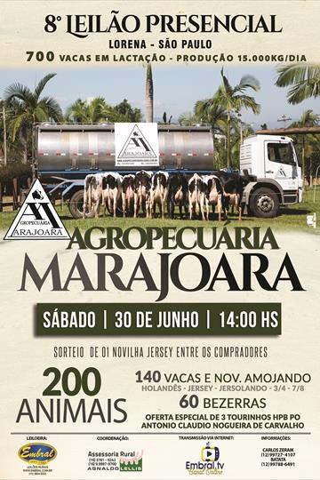 8º LEILÃO PRESENCIAL AGROPECUÁRIA MARAJOARA 8º LEILÃO PRESENCIAL AGROPECUÁRIA MARAJOARA