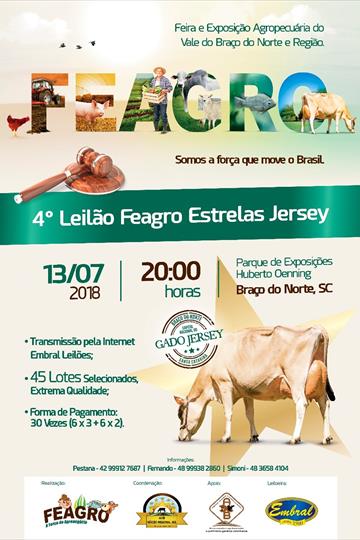 4º LEILÃO DE GADO JERSEY 4º LEILÃO DE GADO JERSEY