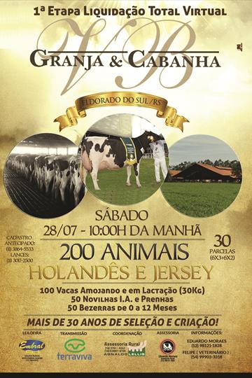 1ª ETAPA LIQUIDAÇÃO TOTAL VIRTUAL - GRANJA & CABANHA VB 1ª ETAPA LIQUIDAÇÃO TOTAL VIRTUAL - GRANJA & CABANHA VB