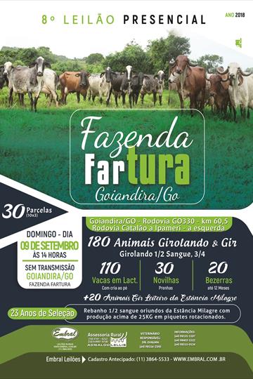 8º LEILÃO PRESENCIAL FAZENDA FARTURA 8º LEILÃO PRESENCIAL FAZENDA FARTURA