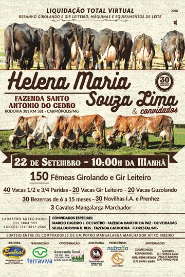 LIQUIDAÇÃO TOTAL VIRTUAL DO REBANHO GIROLANDO E <BR>GIR LEITEIRO, MÁQUINAS E EQUIPAMENTOS DE LEITE FAZENDA SANTO ANTONIO DO CEDRO LIQUIDAÇÃO TOTAL VIRTUAL DO REBANHO GIROLANDO E <BR>GIR LEITEIRO, MÁQUINAS E EQUIPAMENTOS DE LEITE FAZENDA SANTO ANTONIO DO CEDRO