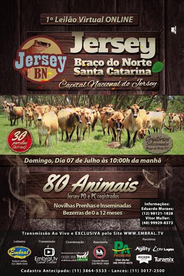 1º LEILÃO ON LINE | JERSEY BRAÇO DO NORTE 1º LEILÃO ON LINE | JERSEY BRAÇO DO NORTE