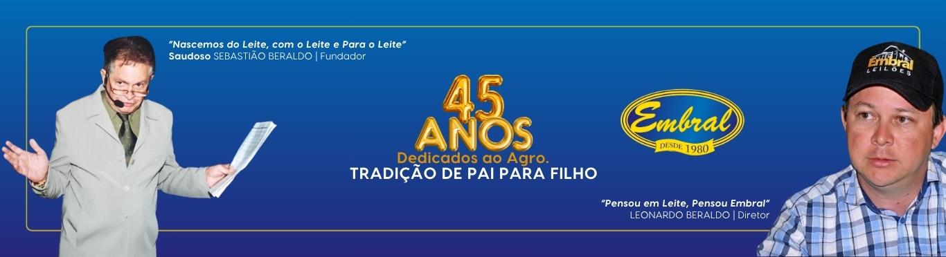45 + homenagem