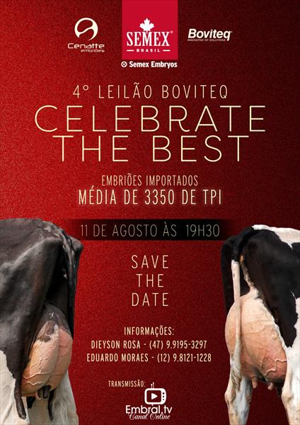4º LEILÃO ONLINE BOVITEQ | CELEBRATE THE BEST
